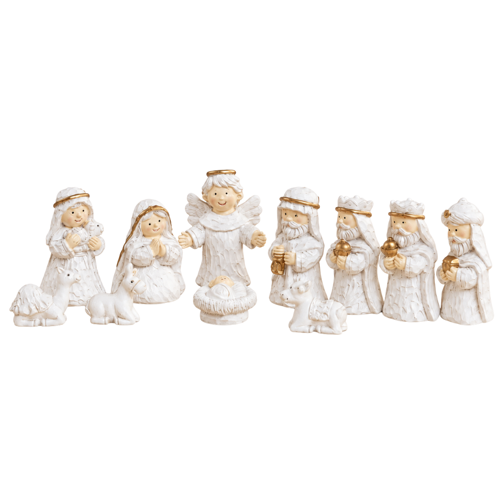 Presépio Baby Branco - 07cm