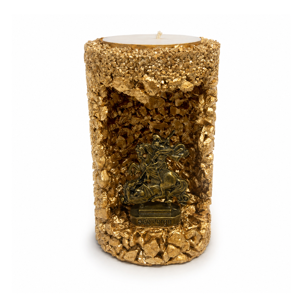 Golden candle Saint George