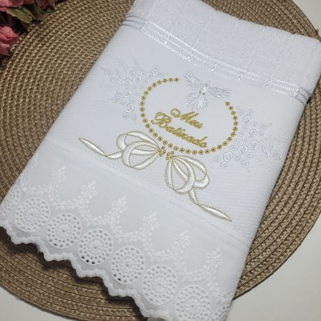 "My Baptism" Towel - Embroidered