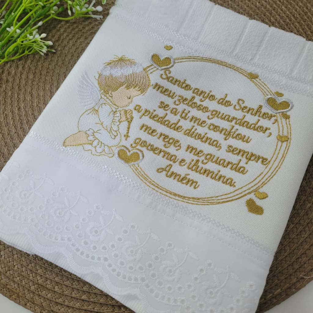 Toalha Anjo da Guarda - lavabo