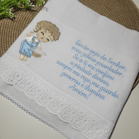 Guardian Angel Baby Washcloth